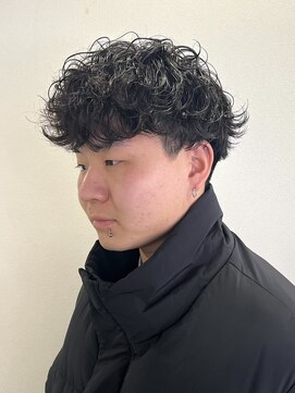 MEN’S HAIR/波巻ツイストスパイラル/フェザーパーマ/茅ヶ崎