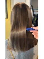 ヘアカロン 熊本本店(Hair CALON) 透明感カラー髪質改善カラーミルクティーベージュ初カラー