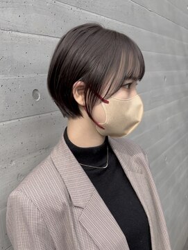 ブラン(Blanc Aoyama) レイヤーカット/顔まわりカット/ブリーチなし/ボブ/ショートボブ