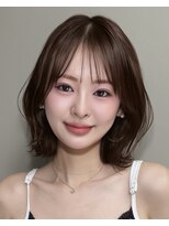 サンドレオ 新宿店(sand Leo) オリーブグレー/ブリーチなし/マロンベージュ/黒髪/小顔/新宿