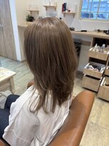 ビズヘアー プチ(bisou hair petit)&nbsp;ブリーチ１回ミルクティーベージュ