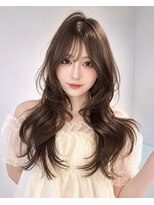 ロンドエニカ 大宮(Lond enika) ミルクティーピンクベージュ/ハッシュカット/ワンホンレイヤー