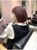 stylist イケダguest snap>>ピンクラベンダー×丸みボブ