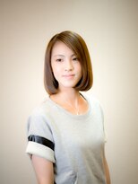 アヅマセカンド(AZUMA2nd)&nbsp;ワンレングスベースのクールボブ