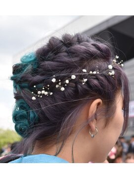 プリエール ド ランジュ ふんわり仕上げアップスタイル○。・