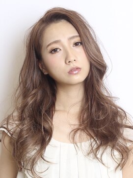 ピークアブー アヴェダ アトレ恵比寿(PEEK-A-BOO AVEDA) ピンクミルクティーベージュで作るシルキーロング　恵比寿　大泉