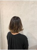 【保谷美容室 グラデーションカラー】バレイヤージュ エアタッチ