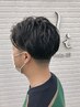 【男性オススメ】シャンプーカット＋眉カット＋10分スパ　モテカットコース