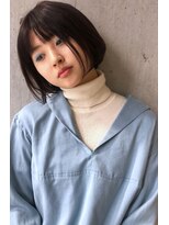 バロンフェム(baLon.fem)&nbsp;【Stylist本田愛】ツヤ感 ナチュラルボブ 束感 簡単スタイリング