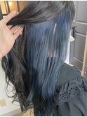 ブルーパープルインナーカラー