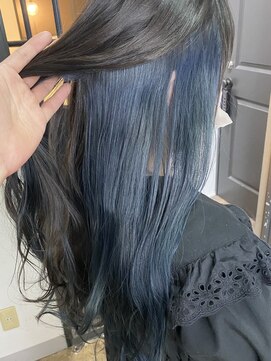 リルア 博多(LIRUA) ブルーパープルインナーカラー