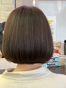 フレンズ 環状通東店(friend's) シンプルショートボブ/ミニボブ/ショート/前下がりボブ　5