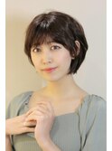 柔らカールのふんわりショートボブ/ミスエッセンス竹下