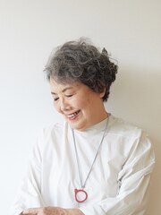 【えがお美容室】50代60代に人気☆似合わせウェーブボブ