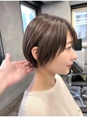 インスタ【chokihara】ショートボブ/イルミナカラー