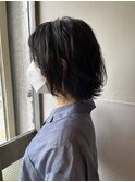 外ハネウェーブパーマ