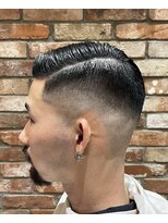 ヒロギンザバーバーショップ 丸の内店(HIRO GINZA BARBER SHOP)&nbsp;スキンフェードサイドパート