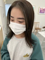 オンド(onde)&nbsp;アースカラー　オリーブベージュボブ