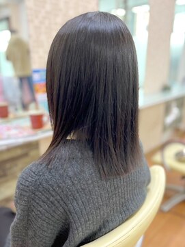 アークスヘアー アッシュべージュ髪質改善トリートメント艶感ストレート透明感