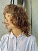 ふわふわボリュームくせ毛パーマ