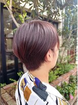 ピュア ポイント 和光店(PURE POINT)&nbsp;耳掛けショートボブ/ハンサムショート/ブリーチ無しカラー