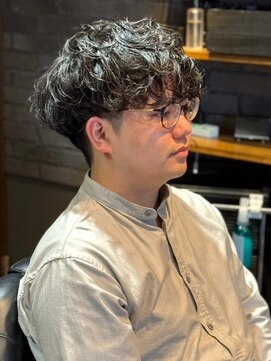 レオザバーバー(LEO the Barber) ツイストスパイラルパーマ マッシュショート ツーブロック