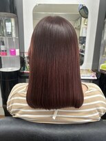 サロンド ボーテ(SALON DE BEAUTE')&nbsp;ピンク寄りの赤茶カラー