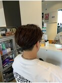 刈り上げセンターパート