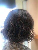 ファーストクラス 太田店 小顔無造作ウェーブボブ