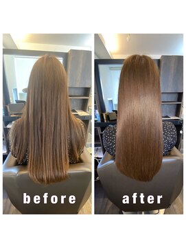 アールサロンプラスキャスパ 自由が丘(Rrsalon+CASPA) 《髪質改善》R.HASエクソソーム水素トリートメント＋カラー