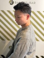 バーバーバー アカバネ(BARBER-BAR AKABANE) ボリュームアップのポイントパーマ ビジネス/スーツに合う#1