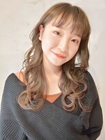 ナチュラル 東川口店(Natural) ナチュラルブラウン／ゆる巻き／顔周りレイヤー