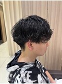 波巻きスパイラルパーマ