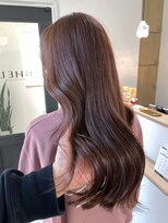 ビビバイベル(BiVi by BHEL)&nbsp;グレージュブルージュベージュカラー顔周りレイヤーカット韓国