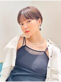 イメチェンショート美髪ワイドバングレイヤー髪質改善/立川