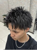 ヘアーパークキューブ&nbsp;コンマバング×スパイキーショートウルフ