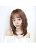 レイヤーカット フェイスレイヤー ハイレイヤー ハッシュカット
