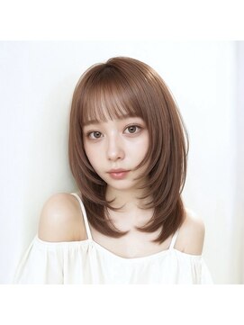 コネクトヘアデザイン バイ マツダ(CONNECT hair design by Matsuda) レイヤーカット フェイスレイヤー ハイレイヤー ハッシュカット