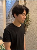 メンズセンターわけ、センターわけショート