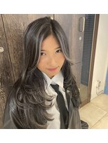 アジールヘア 池袋東口店(agir hair)&nbsp;ハイライトカラー/デザインカラー/グレージュ/グレーカラー