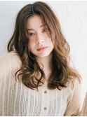 コテ巻き風パーマ