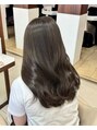 アッシュ 藤が丘店(Ash) ブリーチなしダブルカラーのオリーブベージュ