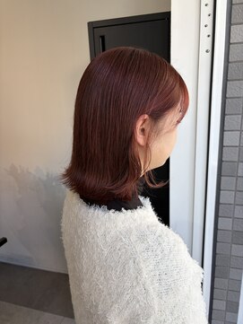 ルオラ(Luora) ピンクブラウン×ボブ