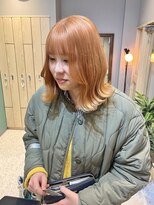 オーセンヘア(AUTHEN.HAIR) オレンジベージュ◎