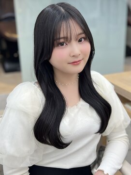 ソラ 広尾店(SORA) ロングレイヤー/くびれ巻き/ダークグレージュ