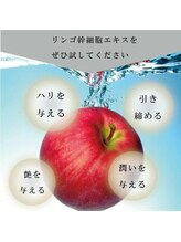【SNSで話題！りんご幹細胞トリートメント導入】髪質改善×エイジングケアで美髪に