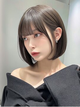 レア 銀座(Le'a) 韓国ボブレイヤーボブレイヤーボブ髪質改善ボブ20代ミニボブ