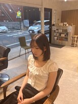 ベルプロッドバイアルター 千葉(bel. prod by aL-ter) ダークパープル/ナチュラルショート/夏のヘアアレンジ/千葉駅