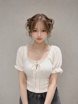 キートス(Kiitos) 【韓国風アレンジ/プッカモリ/ヘアセット】梅田　門原