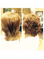 カシュカシュヘア(Cache-Cache hair)&nbsp;パーマ☆ビフォーアフター